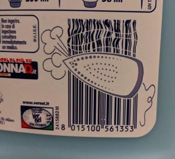logo barcode unik lucu