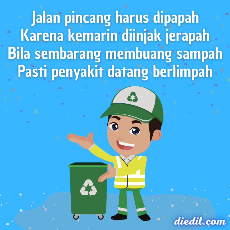 pantun lingkungan buang sampah